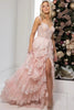 Load image into Gallery viewer, Lilac Off The Shoulder Tiered Prom Dress