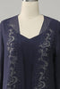 Load image into Gallery viewer, Navy Two Piece Sparkly Beaded Mother of the Bride Dress