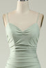 Load image into Gallery viewer, Mermaid Grey Long Prom Dress with Slit