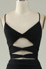 Load image into Gallery viewer, Mermaid Lace-Up Back Black Long Prom Dress
