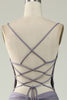 Load image into Gallery viewer, Mermaid Lace-Up Back Black Long Prom Dress