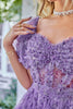 Load image into Gallery viewer, Off the Shoulder A Line Printed Cute Short Prom Dress