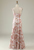 Load image into Gallery viewer, Blush Floral Boho Mermaid Bridesmaid Dress