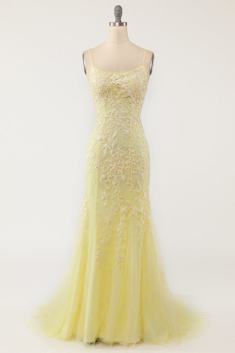 Load image into Gallery viewer, Pink Mermaid Long Prom Dress with Appliques