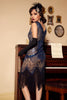 Load image into Gallery viewer, Blue Sequin 1920s Dress