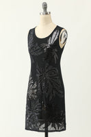 Load image into Gallery viewer, Embroidered Sequins Retro 1920s Dress