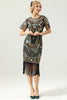 Load image into Gallery viewer, Green Sequin 1920s Dress