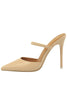 Load image into Gallery viewer, Apricot Stiletto Pointy Heels