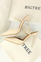 Load image into Gallery viewer, Apricot Stiletto Pointy Heels