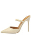 Load image into Gallery viewer, Apricot Stiletto Pointy Heels