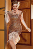 Load image into Gallery viewer, Pink Sequin Gatsby 1920s Flapper Dress