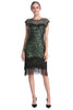 Load image into Gallery viewer, Pink Sequin Gatsby 1920s Flapper Dress
