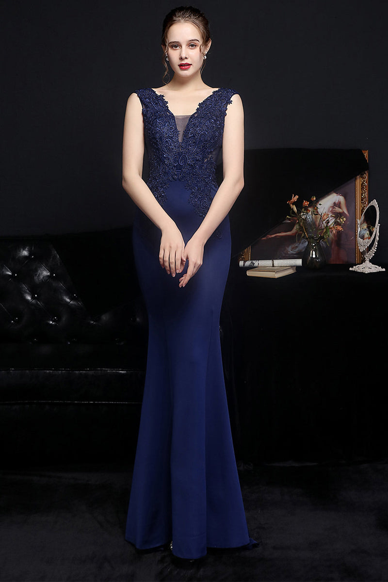 Load image into Gallery viewer, Blush Mermaid Prom Dress