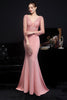 Load image into Gallery viewer, White Applique Mermaid Prom Dress
