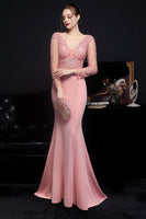 Load image into Gallery viewer, White Applique Mermaid Prom Dress