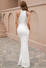 Load image into Gallery viewer, Black Sequin Mermaid Prom Dress