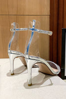 Load image into Gallery viewer, Golded Ankle Straps Prom Sandals