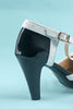 Load image into Gallery viewer, Vintage Red T-Strap Heels