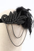 Load image into Gallery viewer, 1920s Flapper Black Accessories Set