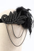 Load image into Gallery viewer, 1920s Flapper Black Accessories Set