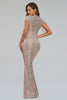 Load image into Gallery viewer, Mermaid Champagne Sequin Prom Dress