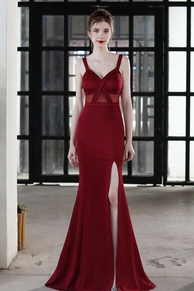 Load image into Gallery viewer, Black Mermaid Long Prom Formal Dress