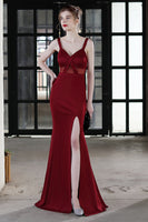 Load image into Gallery viewer, Black Mermaid Long Prom Formal Dress