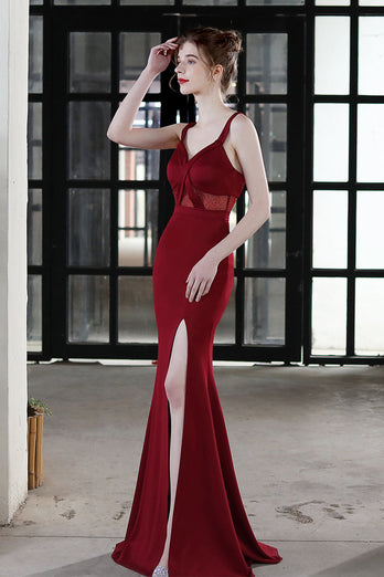 Black Mermaid Long Prom Formal Dress