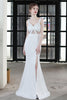 Load image into Gallery viewer, Black Mermaid Long Prom Formal Dress