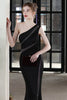 Load image into Gallery viewer, Black Mermaid Prom Dress with Beading