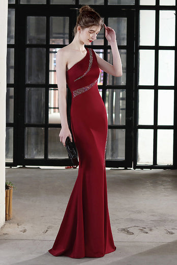 Black Mermaid Prom Dress with Beading