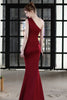 Load image into Gallery viewer, Black Mermaid Prom Dress with Beading