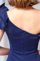 Load image into Gallery viewer, One Shoulder Simple Prom Dress