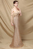 Load image into Gallery viewer, Off Shoulder Sequins Mermaid Prom Dress