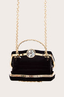 Load image into Gallery viewer, Black Beading Handbag