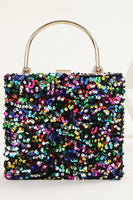 Load image into Gallery viewer, Sequins Black Prom Handbag