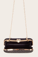 Load image into Gallery viewer, Black Beaded Prom Handbag