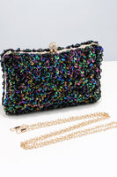 Load image into Gallery viewer, Black Sequins Prom Handbag