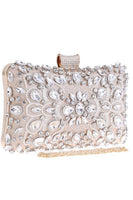 Load image into Gallery viewer, Black Party Clutch with Crystals