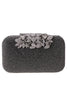 Load image into Gallery viewer, Golden Beaded Prom Clutch with Crystals