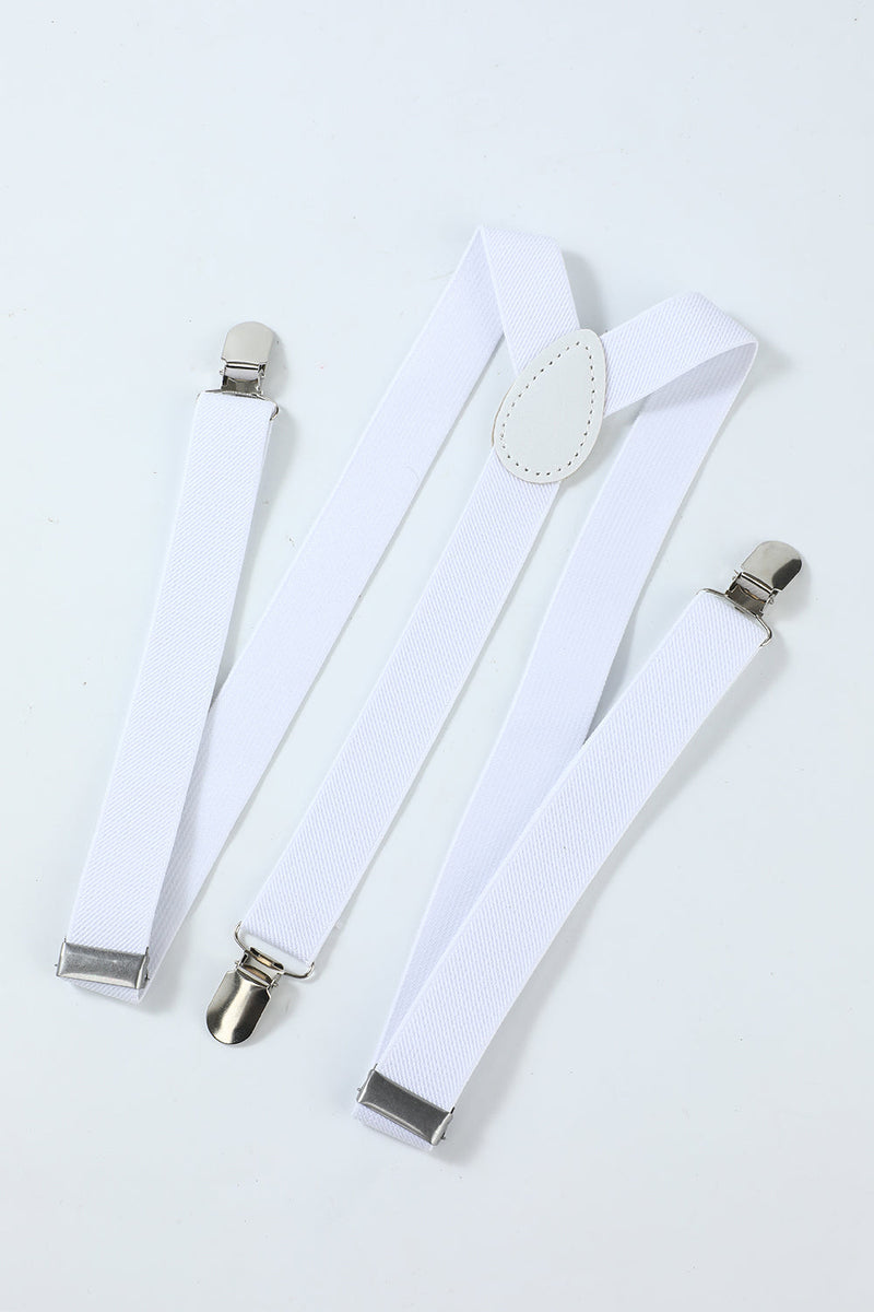 Load image into Gallery viewer, White 1920s Accessories Set for Men