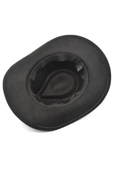 Black 1920s Bowler Hat with Rivet