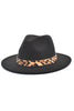 Load image into Gallery viewer, Black Leopard Printed Vintage 1920s Bowler Hat