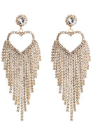Load image into Gallery viewer, Rhinestone Sweetheart Earrings