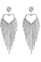 Load image into Gallery viewer, Rhinestone Sweetheart Earrings