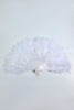 Load image into Gallery viewer, Gatsby Black Feather Folding Fan