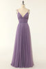 Load image into Gallery viewer, A Line Spaghetti Straps Bridesmaid Dress with Ruffles