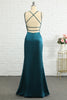 Load image into Gallery viewer, Blue Mermaid Backless Long Prom Dress