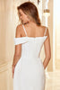 Load image into Gallery viewer, Sheath Spaghetti Straps White Long Bridesmaid Dress