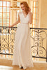 Load image into Gallery viewer, White Lace Mother Of The Bride Dress